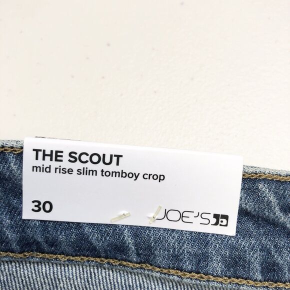 Joe’s Women’s THE SCOUT Mid Rise Slim Tomboy Cropped Jeans Sz 30 TLGTWZ5992 - Picture 8 of 13